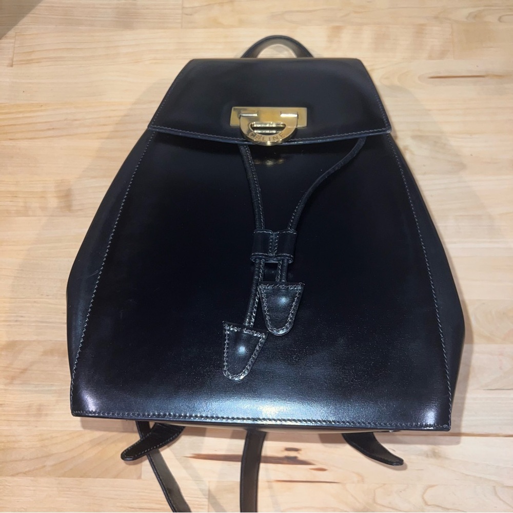 CELINE Folco leather backpack